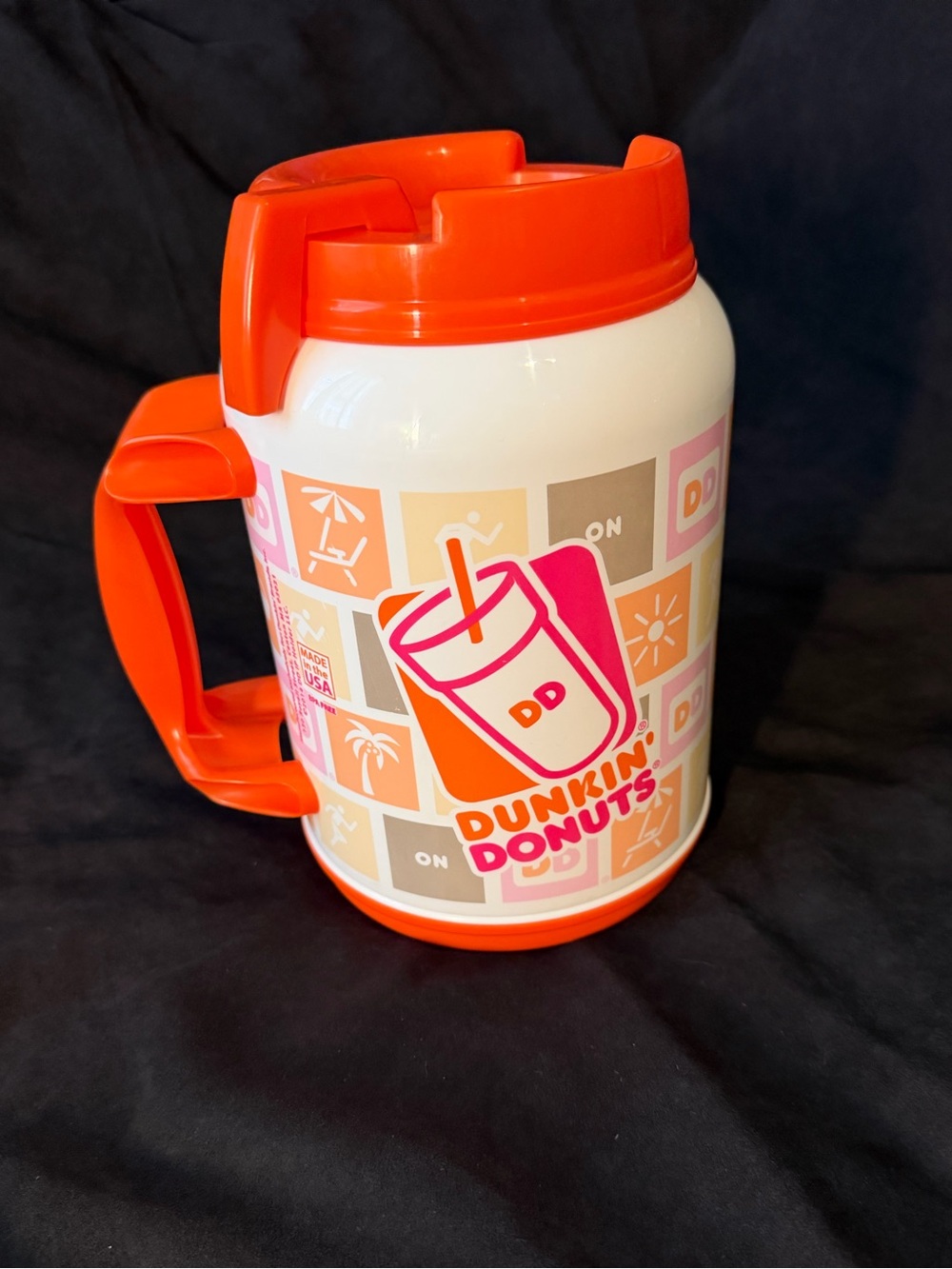 Dunking Donuts Insulated Cold Drink Thermos